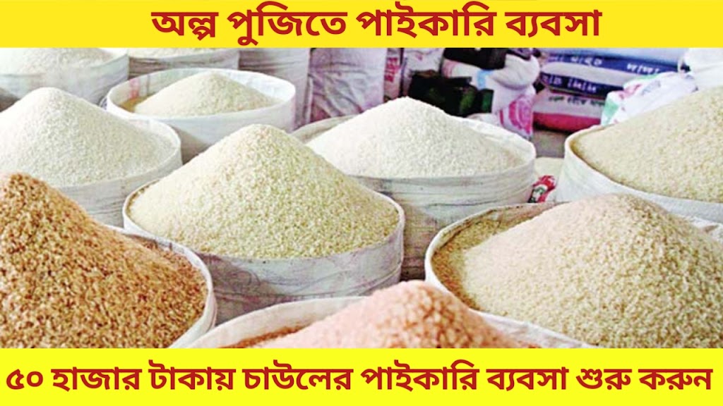 চালের পাইকারি ব্যবসা! Wholesale business of rice